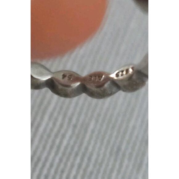 Authentic Pandora Rings & Earrings Cherry Blossom Ring Set Studs Sterling Silver - Picture 12 of 15